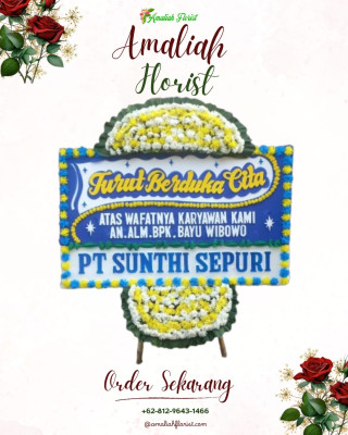 Papan Bunga Duka di Ketapang Kuala